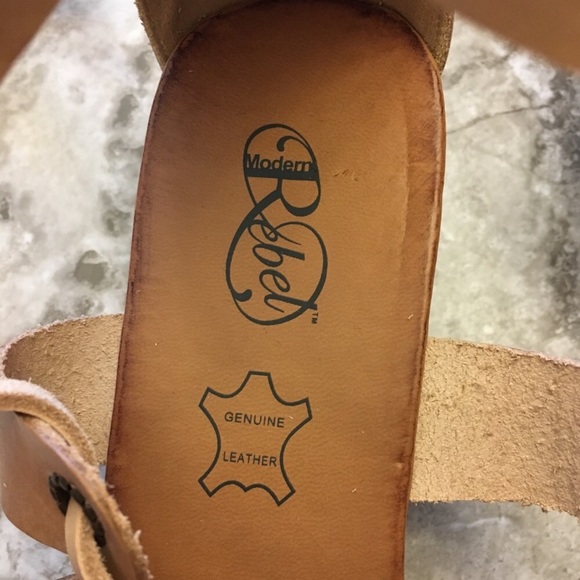 New Nordstrom Santorinos Leather Lace Up Sandals - Picture 4 of 6